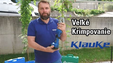 Krimpovanie So Strojom Klauke EKM 60 ID YouTube