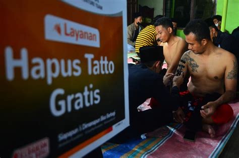 Aksi Peduli Layanan Hapus Tato Gratis Republika Online