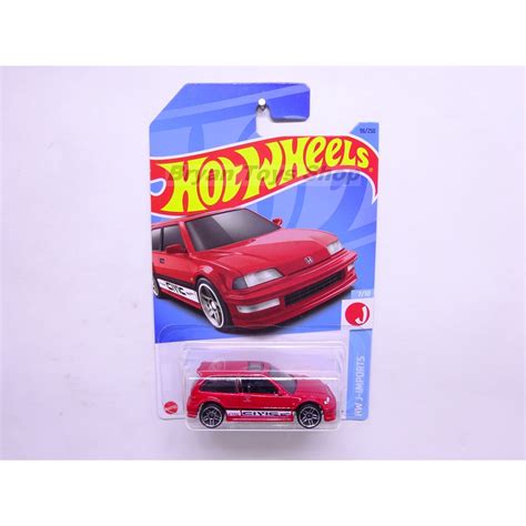 Jual Hot Wheels Card Ketekuk 90 Honda Civic EF Merah Shopee Indonesia