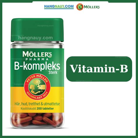 Mollers Pharma B-kompleks Stelk Viên uống bổ sung Vitamin B Mollers nội ...