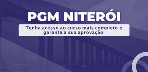 Pgm Niter I Procurador Turma Intensiva Portal Estudando Direito