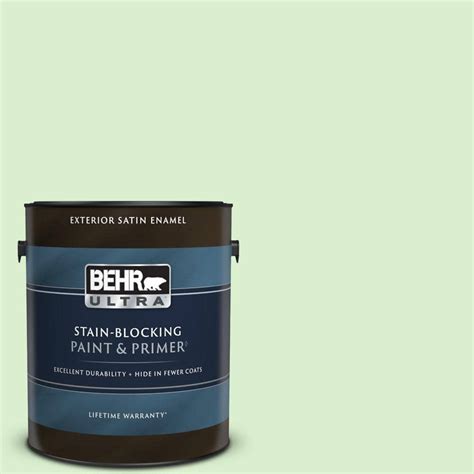 Behr Ultra Gal A Seafoam Spray Satin Enamel Exterior Paint