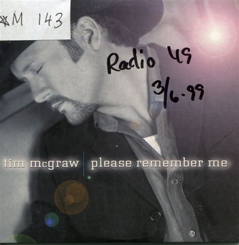 Tim McGraw – Please Remember Me (1999, Card Sleeve, CD) - Discogs