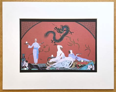 1920s Paris Opium Den Nude Women Clothed Men Under Chinese Etsy