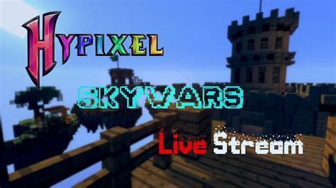 Ranked SkyWars Hypixel Live Stream Road To 200 Subs YouTube