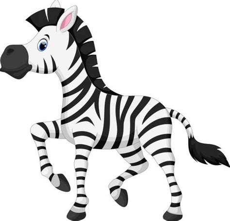 Zebra Bonito Dos Desenhos Animados Ilustra O De Stock Free Birthday