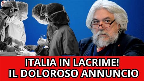 Alessandro Meluzzi Colpito Da Ictus Fatale Il Comunicato Doloroso Dall