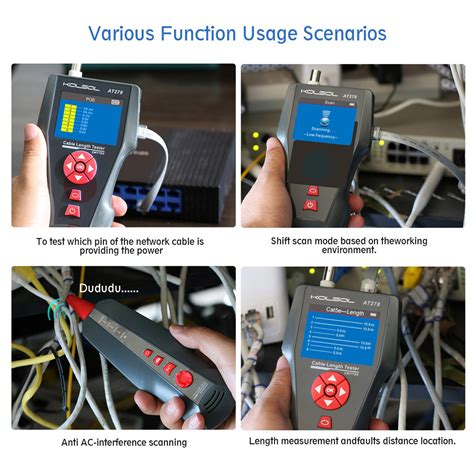 Kolsol At C Lan Network Cable Tester Utp Stp Diagnose Tone Tracer