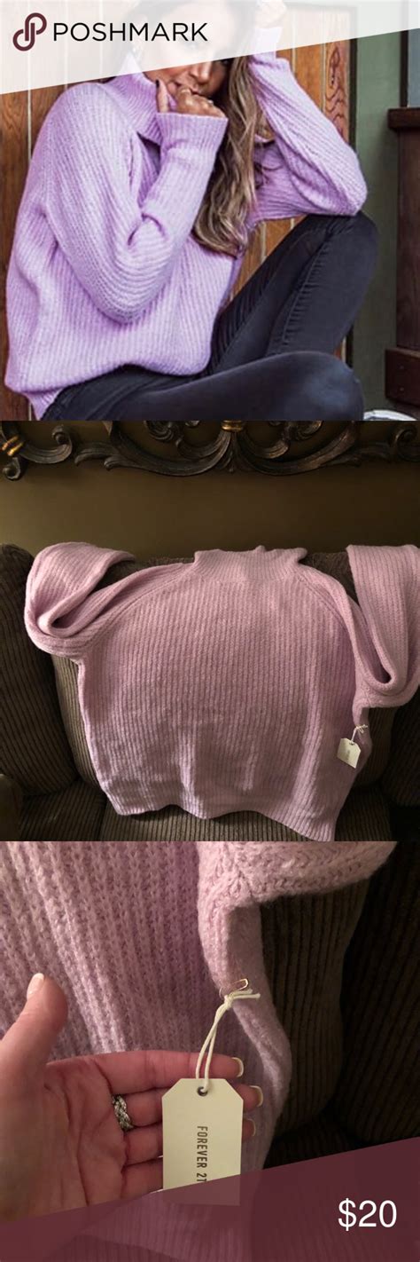 Nwt Lavender Turtleneck Sweater Turtleneck Sweater Turtle Neck Sweaters