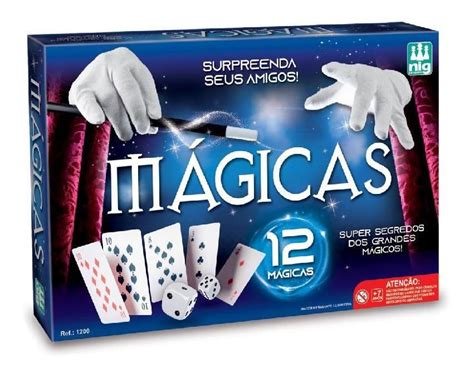 Kit De Mágica 12 Grandes Truques Nig Brinquedos 1200 Mercado Livre