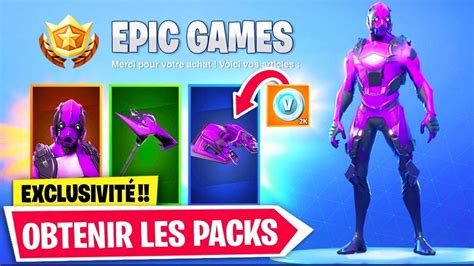 Voici Comment Obtenir Tous Les Skins Des Packs Fortnite Youtube