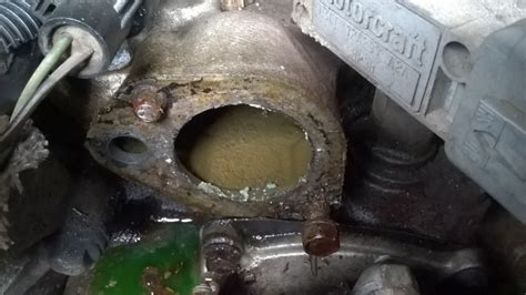 Broke Off Thermostat Housing Bolt Ford Truck Enthusiasts Forums