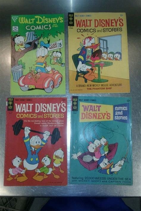 Walt Disney Comics And Stories Silver Age Lot Comics Cartoon Run Set