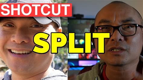 Shotcut Split Screen Effect Side By Side And Angle Shotcut Tutorial