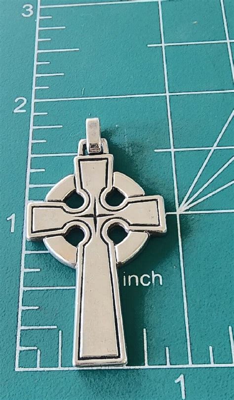 Retired James Avery Large Cross Pendant With Cross Ce Gem