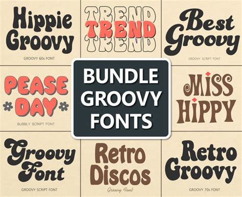 Groovy Font Groovy Retro Font Groovy Script Font Groovy 70s