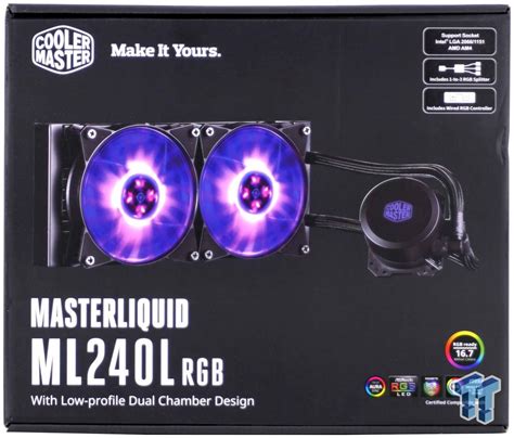 Cooler Master Masterliquid Ml240l Rgb Cpu Cooler Review