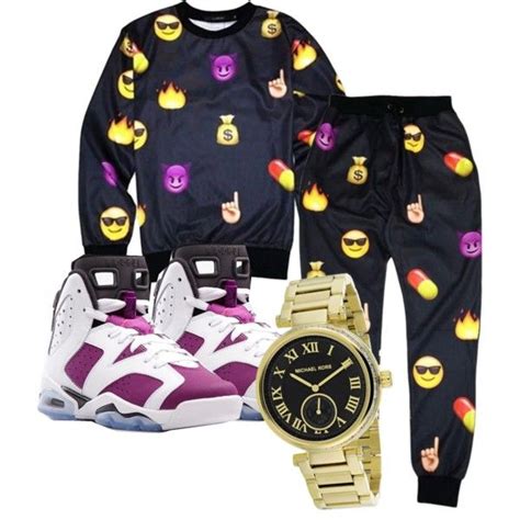 Black Emoji Fit Black Emoji Clothes Design Outfit Accessories