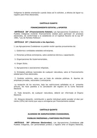 Ley Agrupaciones Politicas En Bolivia Pdf