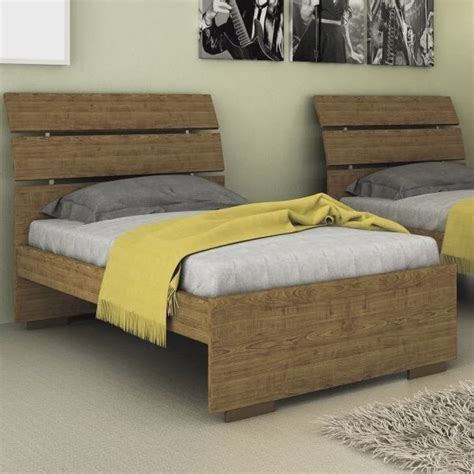 Cama Solteiro Cabeceira Detalhes Premium Tcil M Veis Imbuia Rustic