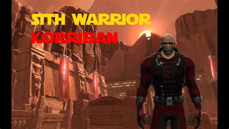 SWTOR - Sith Warrior Storyline Part 1 - Korriban - YouTube