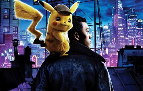 Wallpaper fiction fantasy poster Pokémon Detective Pikachu Pokemon