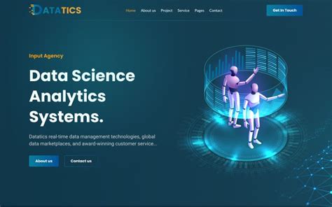 Datatics Data Science And Analytics Html5 Template