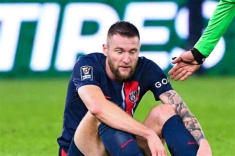 L infortunio di Skriniar è serio il difensore del PSG rischia di