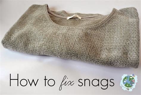 Tutorial Fix For A Snagged Sweater Sewing