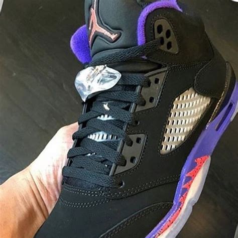 Air Jordan 5 Gs Raptors Black Ember Glow Fierce Purple Sbd