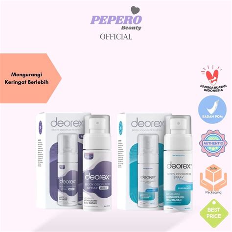 Jual Deorex Body Odorizer Spray 60 Ml New 2022 Deodorant