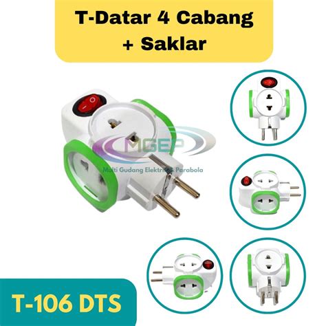 Jual Tofuda Steker T Cabang Saklar Stop Kontak T Dts Shopee