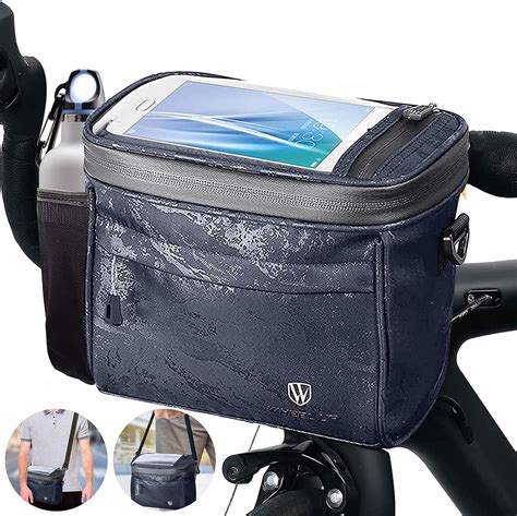 Xionghonglong Bolsa Manillar Bicicleta Con Pantalla T Ctil Bolsa