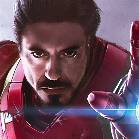 1024x1024 Iron Man Endgame Art 1024x1024 Resolution HD 4k Wallpapers ...