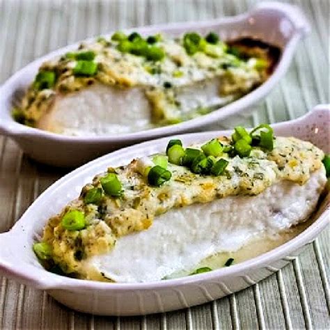 Baked Halibut With Sour Cream Parmesan And Dill Kalyn S Kitchen