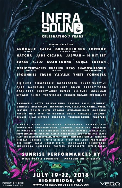 Infrasound Releases Long Awaited 2018 Lineup Edm Chicago