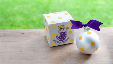 Lsu Stuff Google Search First Christmas Ornament Christmas Tree