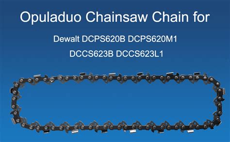 Opuladuo 2pc 8 Inch Pole Saw Chain For Dewalt Dcps620b Dcps620m1 Chainsaw 8