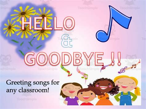 Hello & Goodbye Song Set by Teach Simple