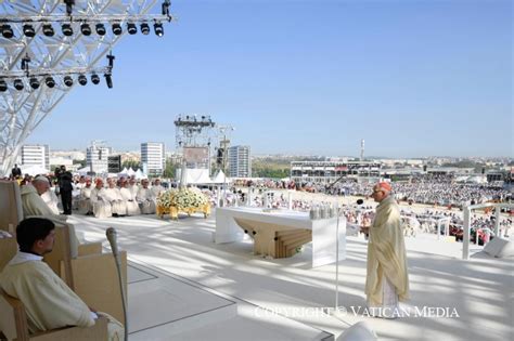 Viaggio Apostolico In Portogallo Santa Messa Per La Giornata Mondiale