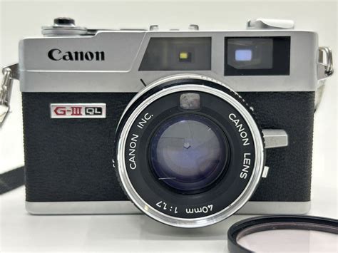 【傷や汚れあり】★動作品★canonキヤノン Canonet Ql17 G Iii キャノネット レンジファインダー コンパクトフィルムカメラ