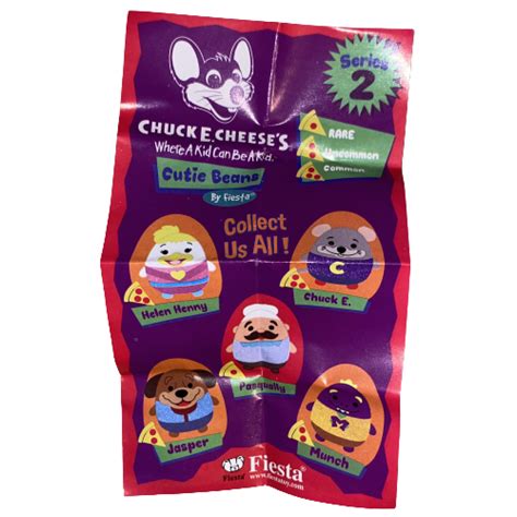 Chuck E Cheese Sparkle Cutie Bean Series Where A Kid Can Be A Kid