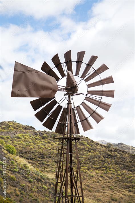 windpump stock photo adobe stock