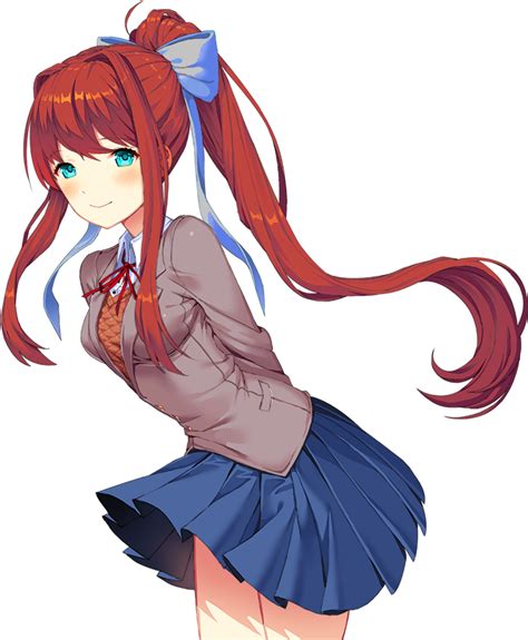 Download Doki Doki Literature Club Monika Ddlc Hd Png Download Vhv