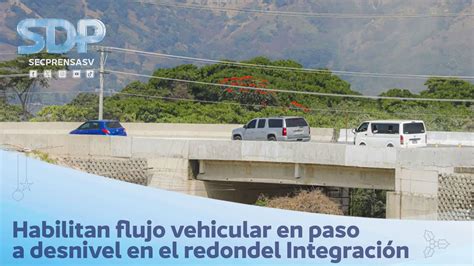 Gobierno Habilita El Flujo Vehicular En El Paso A Desnivel En El