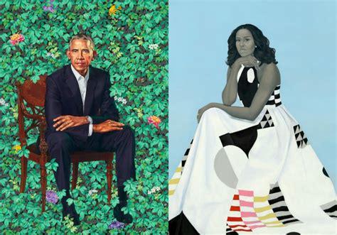 Obamas Portraits Revealed At The Smithsonian