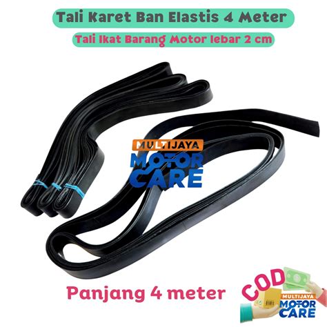 Jual Tali Karet Ikat Barang Motor Panjang M Elastis Kuat Lebar Murah