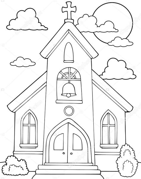 Desenho De Emoji De Igreja Para Colorir Desenhos Para 42 OFF