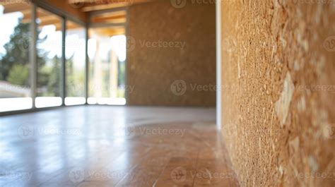 A room with walls covered in cork insulation providing both insulation