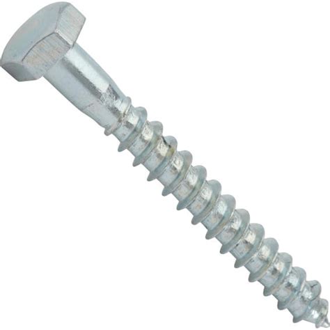 Wood Screws Hex Head Zinc Plated X Mm Pc Standers Leroy Merlin